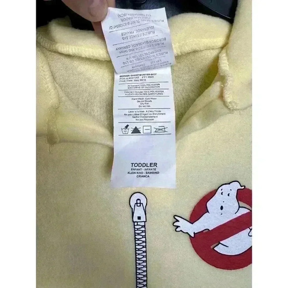 Ghostbusters Outfit w/ Hat Size 2T Toddler Character Halloween Costume Fleece - Picture 4 of 8